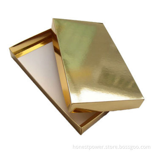 Paper Box with Lift-off Lid, Made of 350gsm Paper, Customized Designs and Sizes are Accepted